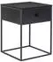 House Nordic Vita Beistelltisch mit Schublade, schwarz, 40x40x55cm