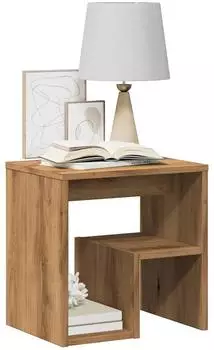 vidaXL Nachttisch Handwerks-Eiche 40x30x40cm, Holzwerkstoff