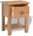 vidaXL Nachttische 2 Stk. 36x30x47cm Massivholz Eiche (3053416)
