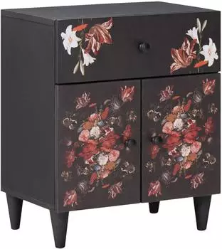vidaXL Nachttisch mehrfarbig 50x33x60cm Massivholz Mango (4018711)