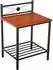 Homestyle4u Nachttisch Metall, schwarz (1068)