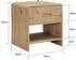 Finebuy Nachttisch Boxspringbett 50cm Eiche Dekor mit Schublade (FB116814)