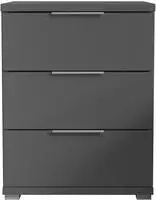 Schlafkontor Nachtkommode "Smilla Nachttisch, Nachtkonsole mit Schubk&auml;sten" Korpus