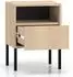 Selsey Barnee Nachttisch 1 Schublade, offenes Fach, Eichenholzoptik (40cm)