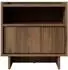Mirjan24 Yasumi S50 Nachttisch mit Schublade, Nussbaum (S50)