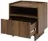 Mirjan24 Yasumi S50 Nachttisch mit Schublade, Nussbaum (S50)