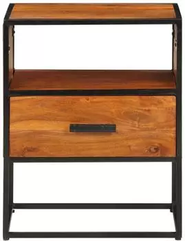 vidaXL Nachttisch Massivholz Akazie 40x30x50cm (327446)