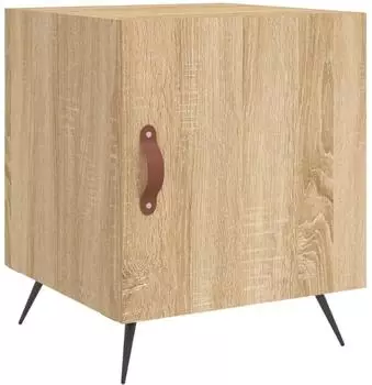 vidaXL Nachttisch Sonoma-Eiche 40x40x50cm Holzwerkstoff