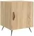 vidaXL Nachttisch Sonoma-Eiche 40x40x50cm Holzwerkstoff