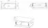 Selsey Heggers Nachttisch mit Schublade, Eiche Dunin, 45cm