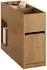 SoBuy Beistelltisch schmal mit Tablett & Schublade, natur (FBT158-N)