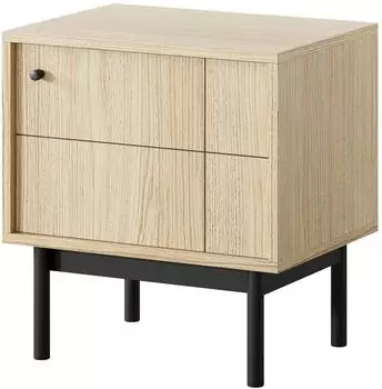Masseno GIAPPONESE Nachttisch, eichefarben, 53,5x56,5x39cm (JAPANDI STOLIK S54 DĄB LINEA)