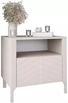 Lookway Lumi Nachttisch Holzwerkstoff, kaschmir, 54x57x41cm (800001298571)