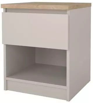 ebuy24 Naia Nachttisch 1 Schublade, Eiche-Dekor (07-76238Pnkhl)