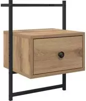 vidaXL Nachttisch Artisan-Eiche 35 x 30 x 51 cm Holzwerkstoff