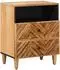 vidaXL Nachttisch braun, Mangoholz massiv, 50x33x60cm (4018926)