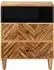 vidaXL Nachttisch braun, Mangoholz massiv, 50x33x60cm (4018926)