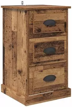 vidaXL Nachttisch Altholz 39x39x67,5cm (881340)