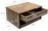 Finebuy Wandnachttisch 50x35cm Akazien-Massivholz mit Schublade (FB117940)