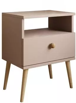 Lookway Harmony Nachttisch mit Schublade, Holzwerkstoff, macchiato (800001753275)