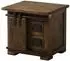 Massivmoebel24 Railway Nachttisch Mango 50x40x45cm, braun lackiert (09-680-772-3112)