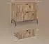 Livinity Aterno Viking Oak Nachttisch 2 Schubladen, 66x60x36cm (58949)