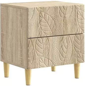 vidaXL Nachttisch Sonoma-Eiche 43x34,5x48cm Holzwerkstoff (894989)