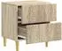 vidaXL Nachttisch Sonoma-Eiche 43x34,5x48cm Holzwerkstoff (894989)