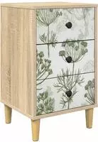 vidaXL Nachttisch GOTHA Sonoma-Eiche 36 x 33 x 60 cm Holzwerkstoff