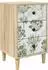 vidaXL Nachttisch Gotha Sonoma-Eiche 36x33x60cm Holzwerkstoff