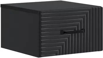 vidaXL Wandmontierter Nachttisch schwarz 34,5x33x20cm (898597)