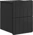 vidaXL Wandmontierter Nachttisch schwarz 33x34,5x43cm (898297)