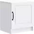 vidaXL Nachttisch 2er-Set weiß 43x34,5x47cm Holzwerkstoff (895716)