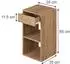 VICCO Dany Nachttisch Honigeiche, 1 Schublade, 35x65x35cm (57887)