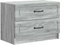 vidaXL Nachttisch Sonoma-Grau 62 x 34,5 x 44,5 cm Holzwerkstoff