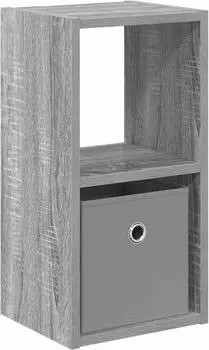 vidaXL Nachttisch Holzwerkstoff grau Sonoma 25,5x22x49,5cm (8000606)