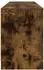 vidaXL Bettschrank mit Regal 2 Stk., geräucherte Eiche, 66x33x48cm (893727)