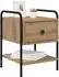 vidaXL Nachttisch 2er-Set Artisan-Eiche 35x36,5x47cm Holzwerkstoff (8007670)