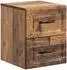 vidaXL Wandmontierter Nachttisch 2er-Set Altholz 34,5x33x40cm (899332)