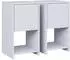 VICCO Nachttisch Evo weiß 2er-Set (57750)
