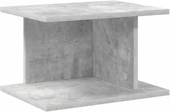 vidaXL Nachttisch h&auml;ngend Holzwerkstoff betongrau 40x30x25cm (891174)