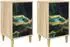 vidaXL WIJHE Nachttisch 2er-Set Sonoma-Eiche 36x33x60cm (8007280)