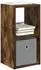 vidaXL Nachttisch geräucherte Eiche 25,5x22x49,5cm Holzwerkstoff (8000604)