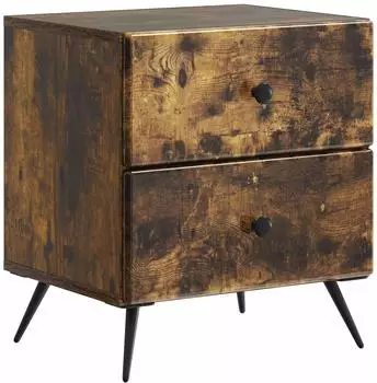 vidaXL Nachttisch R&auml;uchereiche 43x34,5x47,5cm Holzwerkstoff (895455)