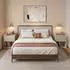 en.casa Nand Nachttisch 2er-Set, 1 Schublade, 1 Fach, 55x45x39cm, sandfarben