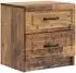 vidaXL Nachttisch 2er-Set Altholz 43x34,5x44,5cm (895692)