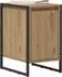 vidaXL Nachttisch 2er-Set Kunsthandwerk Eiche 39,5x30x50cm (886653)