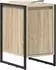 vidaXL Nachttisch 2er-Set Sonoma 39,5x30x50cm Holzwerkstoff (886645)