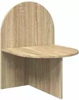 vidaXL Nachttisch Sonoma-Eiche 48 x 49 x 65 cm Holzwerkstoff