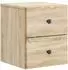 vidaXL Wandmontierter Nachttisch Sonoma-Eiche 34,5x33x40cm, 2er-Set (899150)